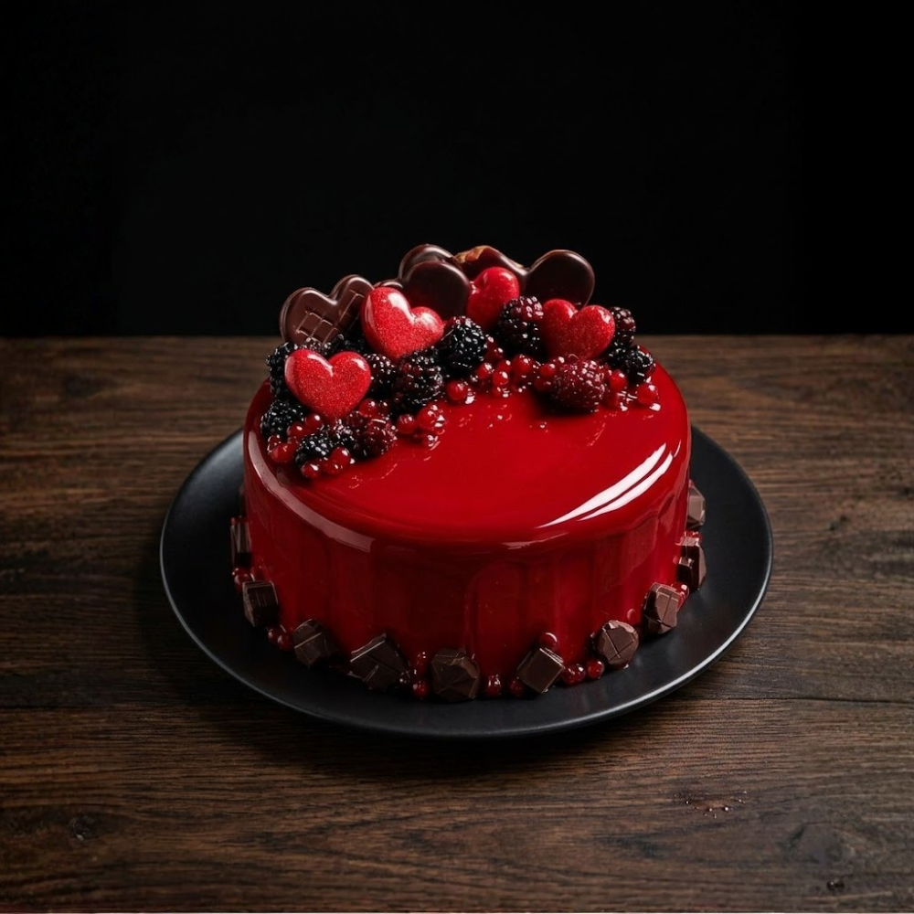 Tarta de Glaseado Espejo